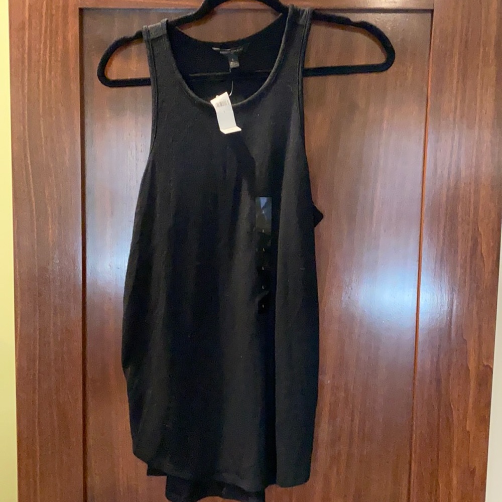 Black cotton tunic.